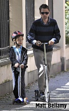 Мэт Беллами солист группы Muse вмесете с сыном